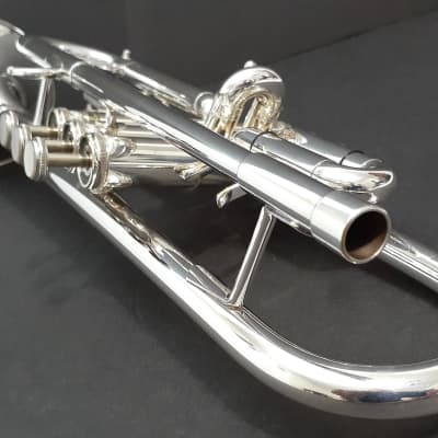 Getzen Eterna 770 Select Trumpet ,2 Mutes, 2 Mouthpieces & Case Silver image 20