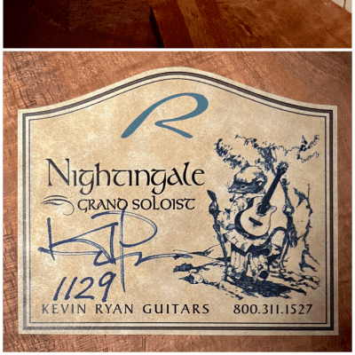 HOLD - Ryan Nightingale Grand Soloist Tasmanian Blackwood/Bear Claw Sitka Spruce image 23