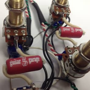 Gibson Les Paul push/pull wiring harness 21 tone Jimmy Page LONG shaft image 11