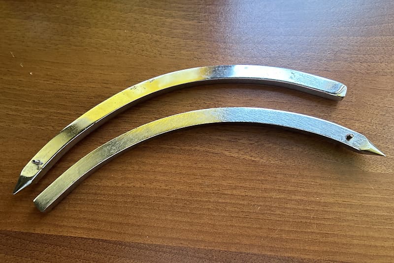 Ludwig bass drum legs '70 chrome Reverb