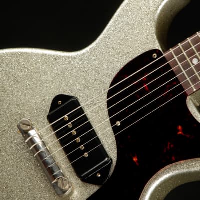 Gibson Custom Shop Made 2 Measure '58 Les Paul Junior Double-Cut Reissue VOS Silver Sparkle image 17