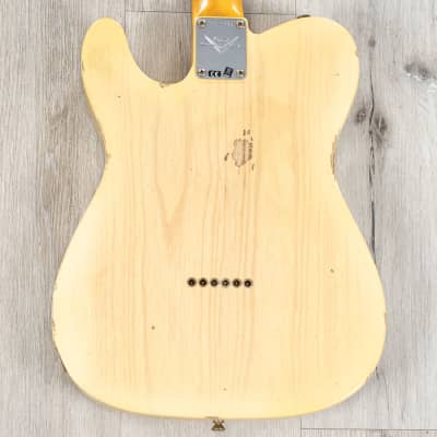 Fender 1960 Telecaster Relic Guitar, Rosewood Fingerboard, Natural Blonde image 4