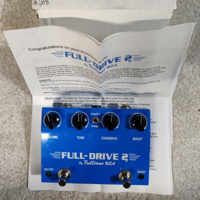 Fulltone Full Drive 2 (Non-MOSFET) 2000s - Blue image 3