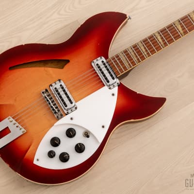 1997 Rickenbacker 360/12V64 Vintage Reissue 12 String Guitar Fireglo w/ OS Body, Case for sale