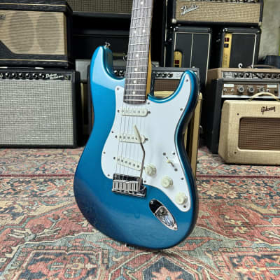 1997 Fender American Stratocaster Teal Metallic 7.9 lbs 100% Original image 4