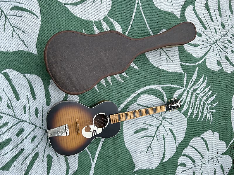 Kay N4 Music note acoustic parlor guitar 1960s Burst Reverb