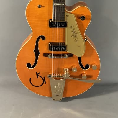 Gretsch G6120T-55 Vintage Select Chet Atkins Vintage Orange Stain Lacquer image 1