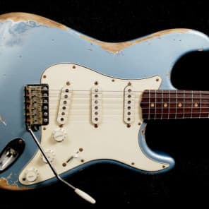 RebelRelic '62 S-Series Ice Metallic Blue Relic Stratocaster Fender Custom Shop (Serial: 62129) image 2