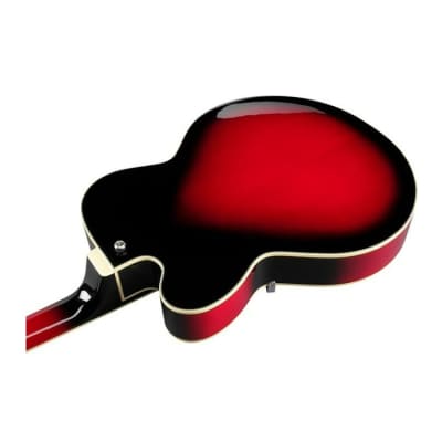 Ibanez AF Artcore 6-String Electric Guitar (Transparent Red Sunburst, Right-Handed) image 3