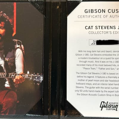 Gibson J-180 Cat Stevens Collector’s Edition image 9