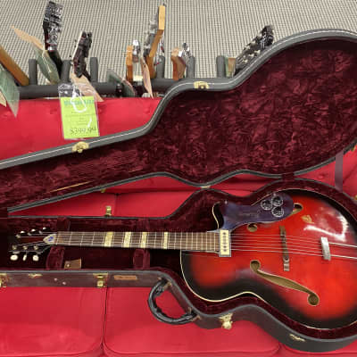 Framus 5/53-59 Archtop Guitar with Pickup Sunburst with Case image 16