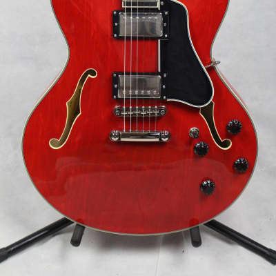 Eastman T386 Thinline Red w/Kent Armstrong Humbuckers w/ Case image 2
