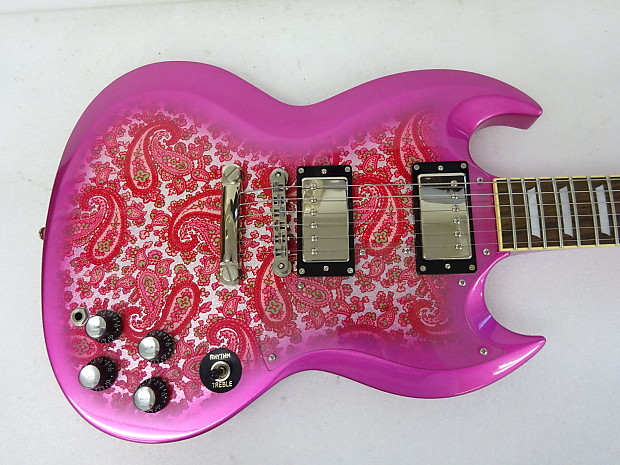 2016 Tokai SG TGS-SG-PR Pink Paisley Long Tenon GB 2.9kg