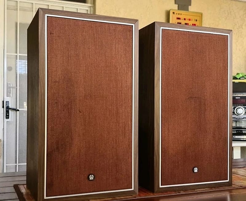 VINTAGE PIONEER CS SPEAKERS/MADE IN JAPAN/MID CENTURY  			