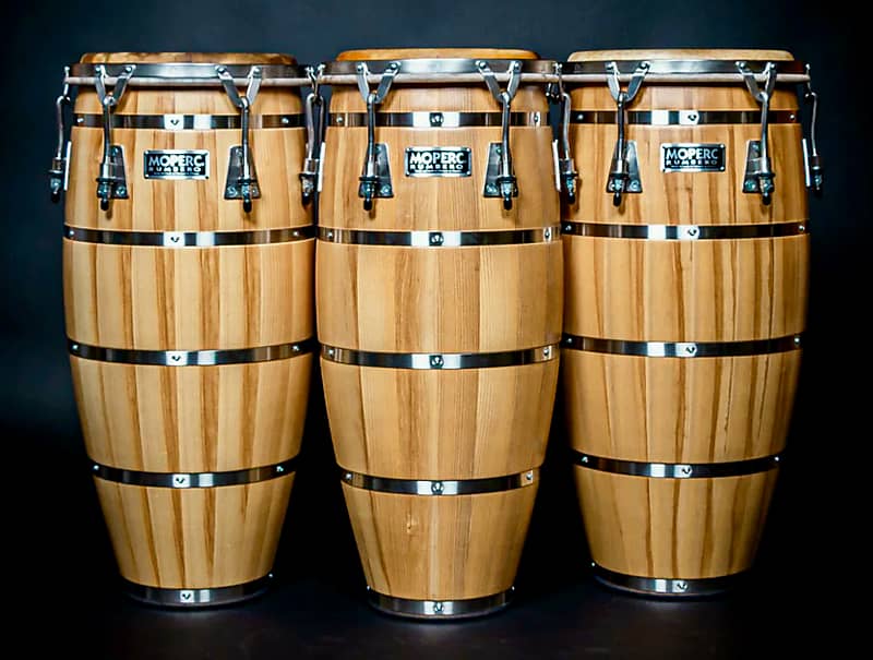 MOPERC Ash Rumbero Series Congas 01 2024 Natural with satin