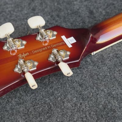 Hofner HCT-500/1-SB Contemporary Beatle Bass Custom with Tortoiseshell Pickguard & German Control Plate image 13