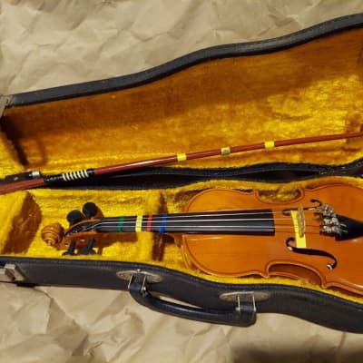Kiso Suzuki model 7 size 1/10 violin, Japan 1979, with case & bow for sale