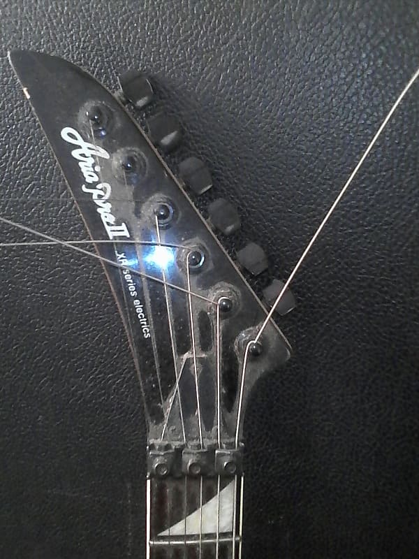Aria Pro II Xr Series LEFTY Black Guitar image 1