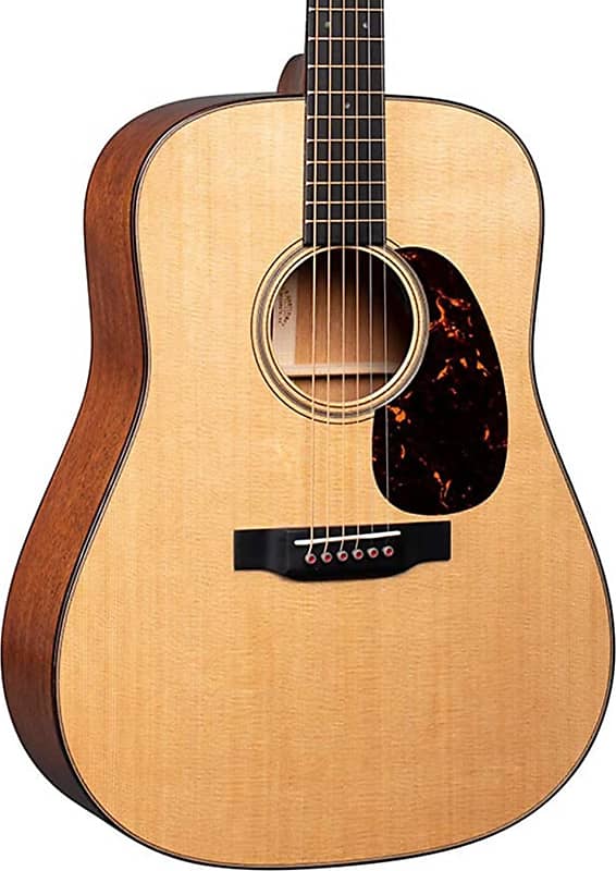 Martin D18E Modern Deluxe Acoustic-Electric Guitar, Natural w/ Hard Case image 1