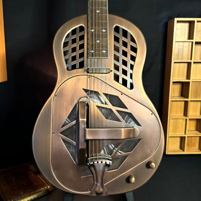 Tricone Resonatorgitarre von Johnson (Resonator, Metal selling Body)