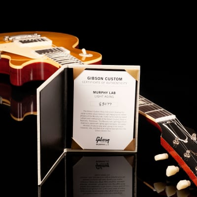 Gibson Custom Shop 1958 Les Paul Standard Reissue Lemon Burst Light Aged Murphy Lab NEW image 5