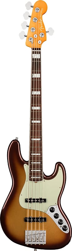 Fender American Ultra Jazz Bass V with Rosewood Fretboard in Mocha Burst image 1