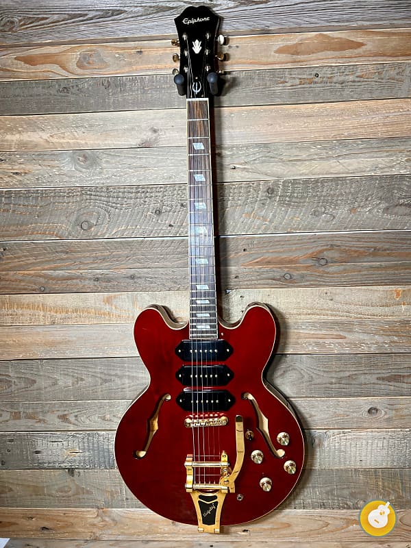 Epiphone Riviera Custom P93 - Wine Red