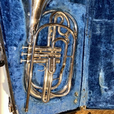 Yamaha YHR-302MS Marching Bb French Horn - Silver-Plated image 4