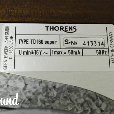 ThorensTD160 Super Beltdrive Turntable w/ Linn Ittok LV II Tonearm [Very Good] image 25