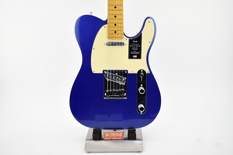 Fender american ultra telecaster outlet mn cobra blue