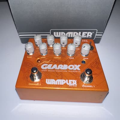 Reverb.com listing, price, conditions, and images for wampler-gearbox-andy-wood-signature-overdrive