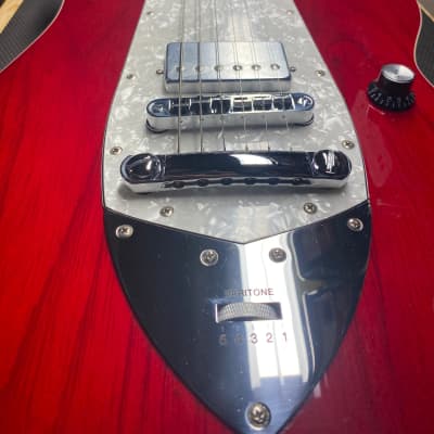 Tagima Jet Blues Rocker Deep Red Electric Guitar image 3