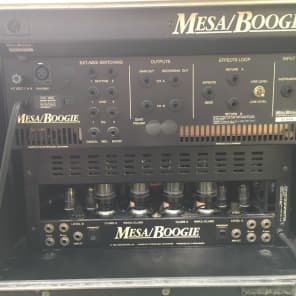 Mesa Boogie Quad Preamp/Simul-Class Stereo 295 Power Amp 1987 Black image 10