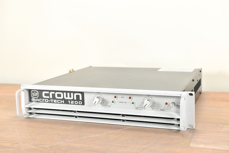 Crown MacroTech 1200 2Channel Power Amplifier (church Reverb
