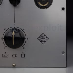 Telefunken Ela V-504 vintage tube mixer with 4 (mic) preamps, 1950's  extremely rare. image 12