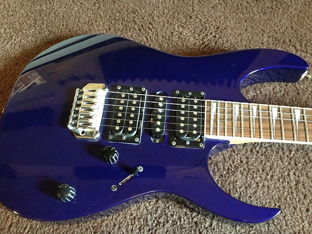 Ibanez GRG170DX HSH Humbucker Gio Electric Guitar Blue NICE | Reverb