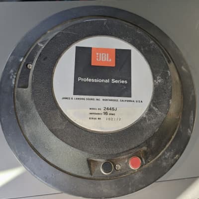 JBL 2445j driver 16 ohm good operating condition | Reverb