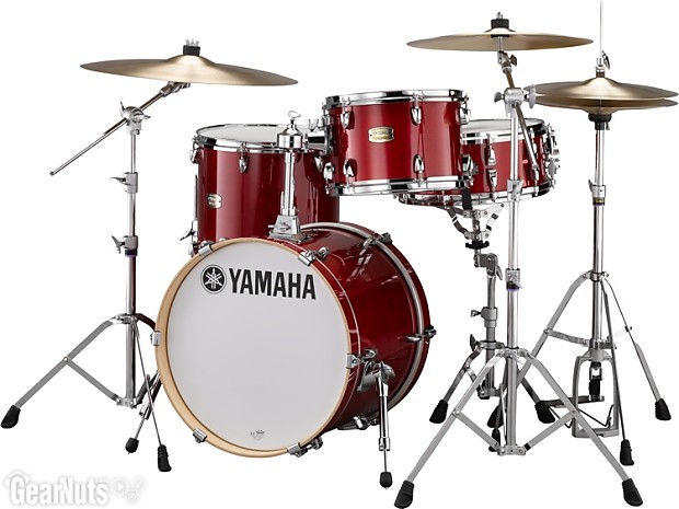 Yamaha SBP0F50 Stage Custom Birch 5-piece Shell Pack - Cranberry Red