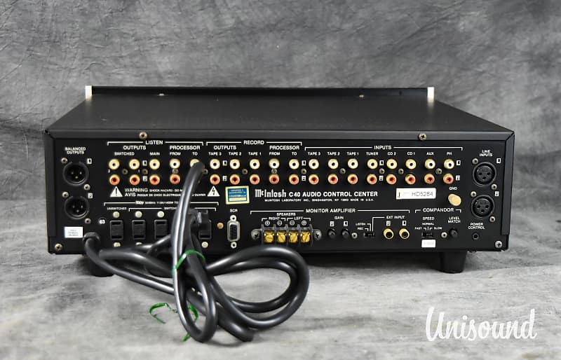 Macintosh C40 audio control center（McIntosh C40 Control