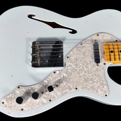 2023 Fender Telecaster 1969 Custom Shop  Thinline 69 Tele Journeyman ~ Aged Sonic Blue image 1