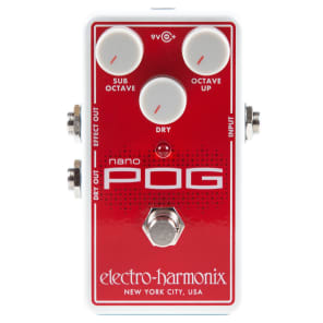 electro-harmonix micro POG ギターエフェクター Electro-Harmonix Nano POG | Reverb
