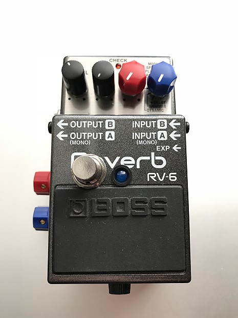 JHS / Boss RV6 Reverb pedal RV-6 with JHS dual mode preset