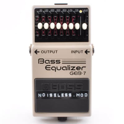 Boss GEB-7 Modified Noiseless For Bass Equalizer EQ Pedal Mod Used From Japan #663 image 4