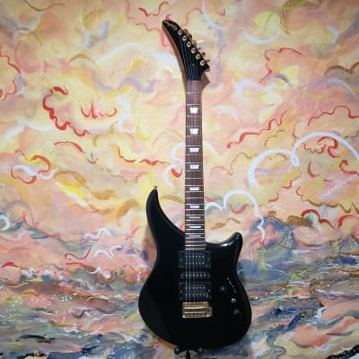 1990's Epiphone EM-1 HSH Electric Guitar Black (Used) for sale