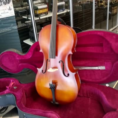 Vienna Strings 1/4 Cello - Walnut Shaded Finish image 1