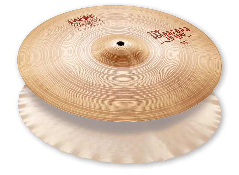 Paiste 14" 2002 Sound Edge Hi-Hat Cymbal (Top) 1980 - Present - Traditional image 1