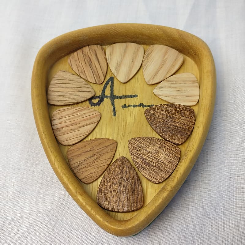 Handmade Wooden Pick Tray - Teak image 1