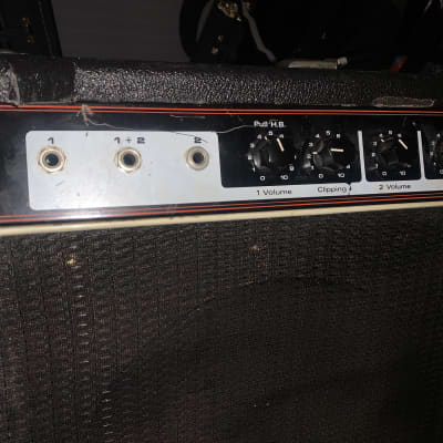 1970s Univox Stage 720 Lead Twin Guitar Amp - Black image 6