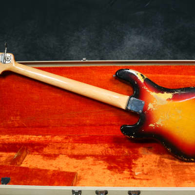 1963 Fender Precision Bass - Sunburst - OHSC image 4
