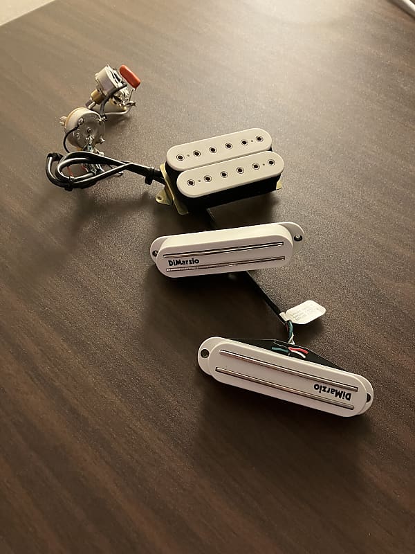 DiMarzio HSS pickup set White | Reverb